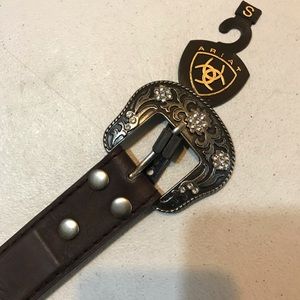 Ariat western belt size small
